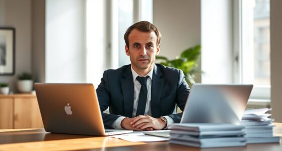 macron s wealth and benefits