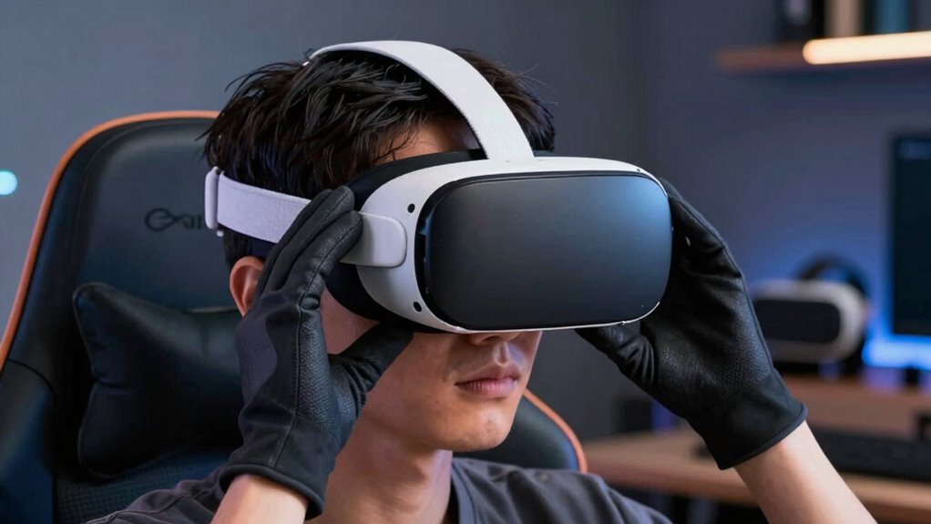 adjust headset for comfort