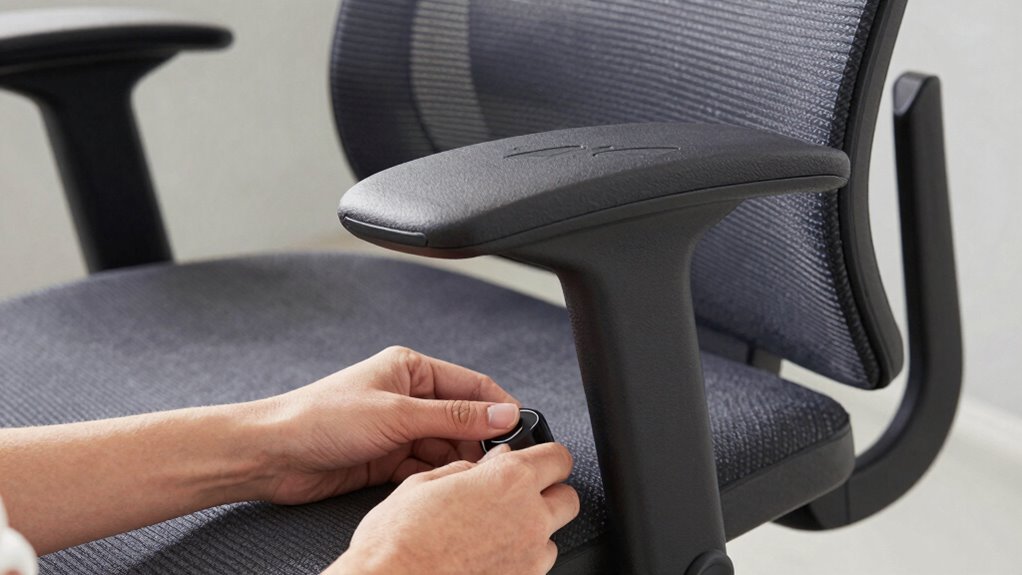 adjust seat height and lumbar