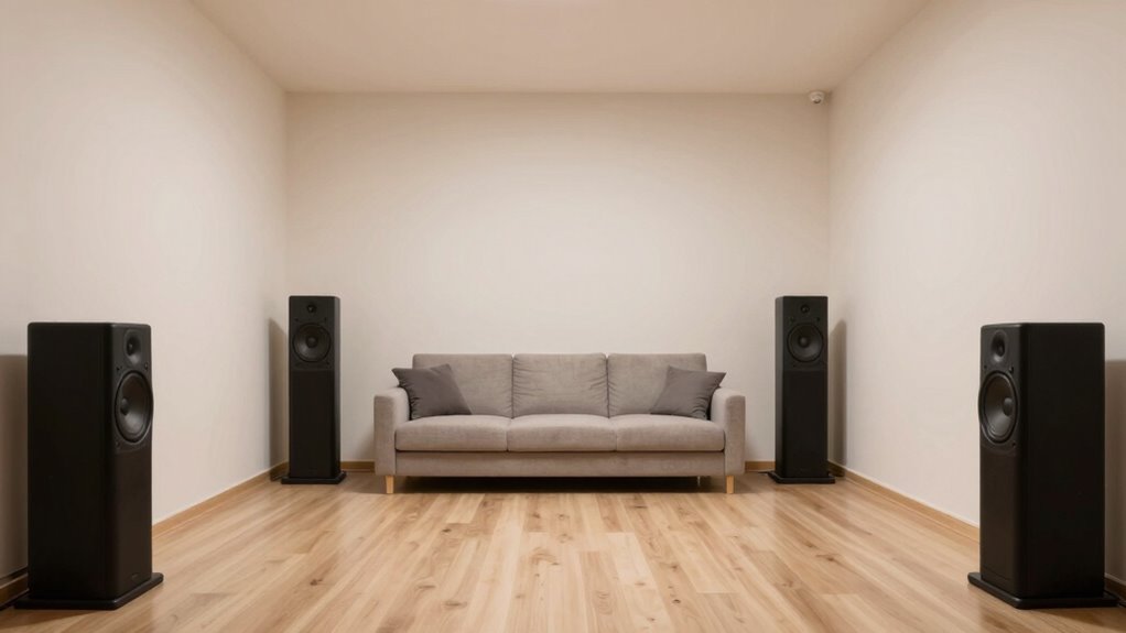 adjust speakers based on room size