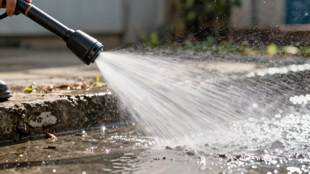 balance pressure for cleaning