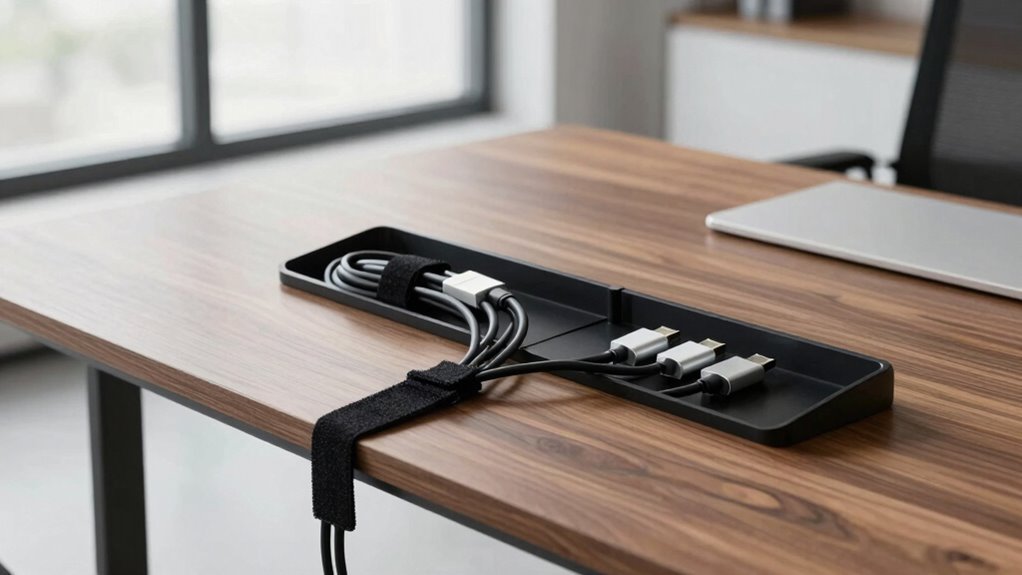 cable clutter and disorganization