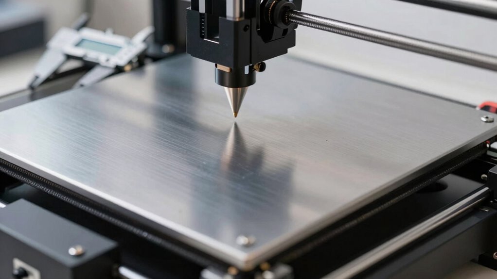 check bed levelness and nozzle gap