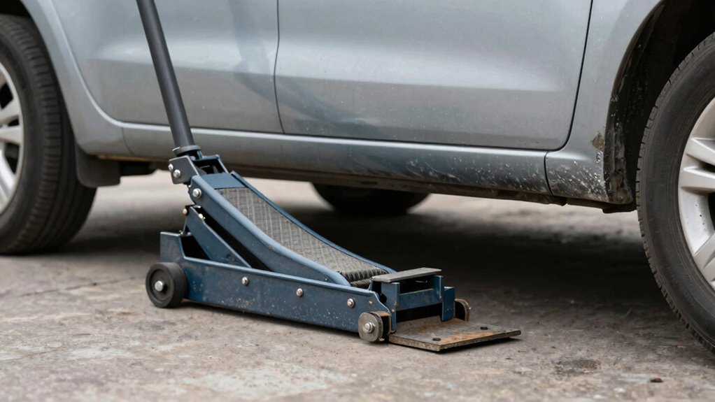 incorrect jack for vehicle