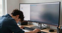 incorrect ultrawide monitor position