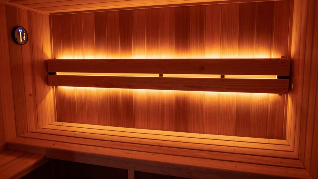 infrared sauna temperature zones