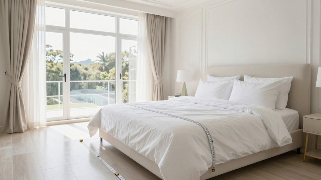 king bed space requirements