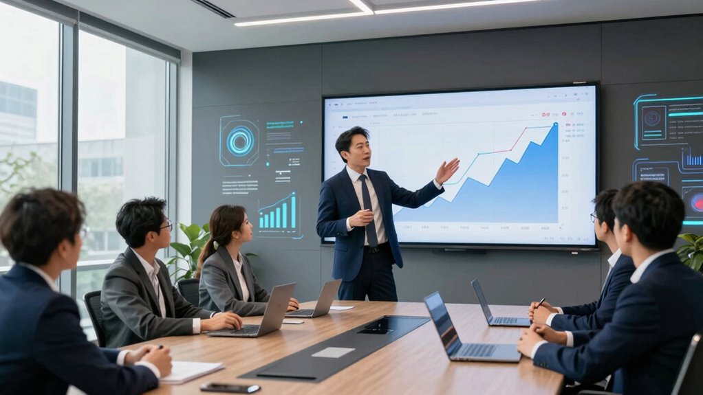 leadership builds market trust