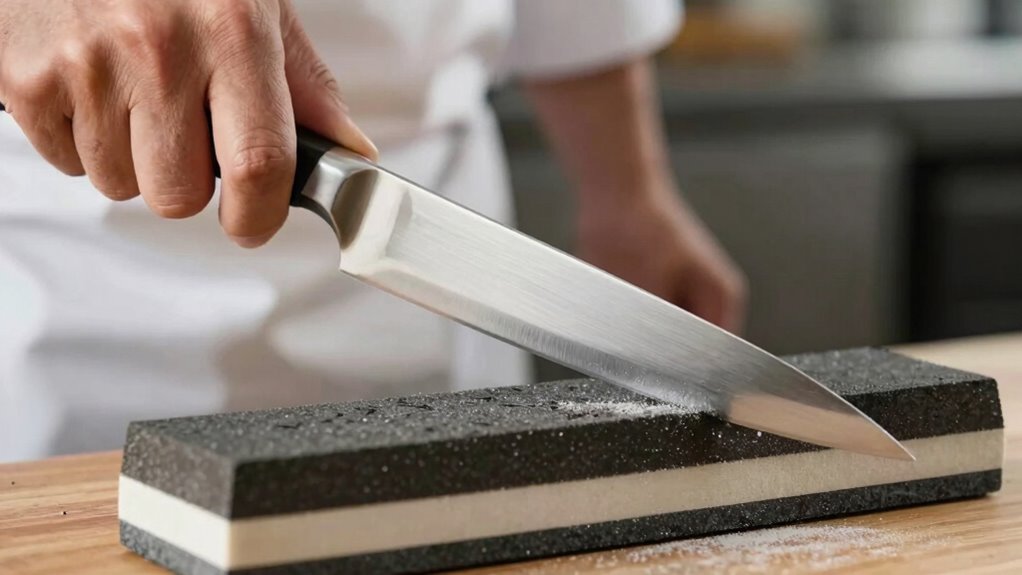 maintain proper sharpening angles