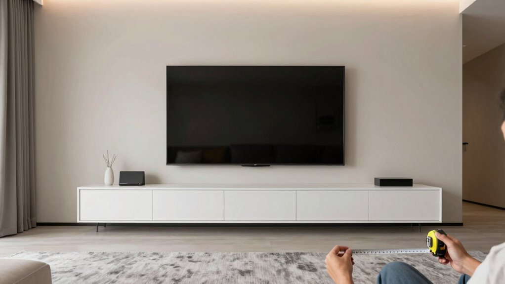 measure mount space clear