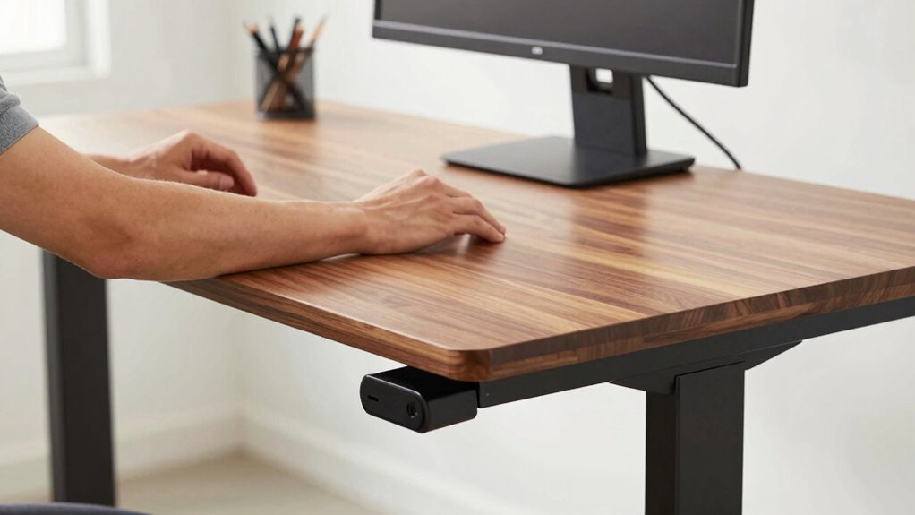 optimal desk height posture