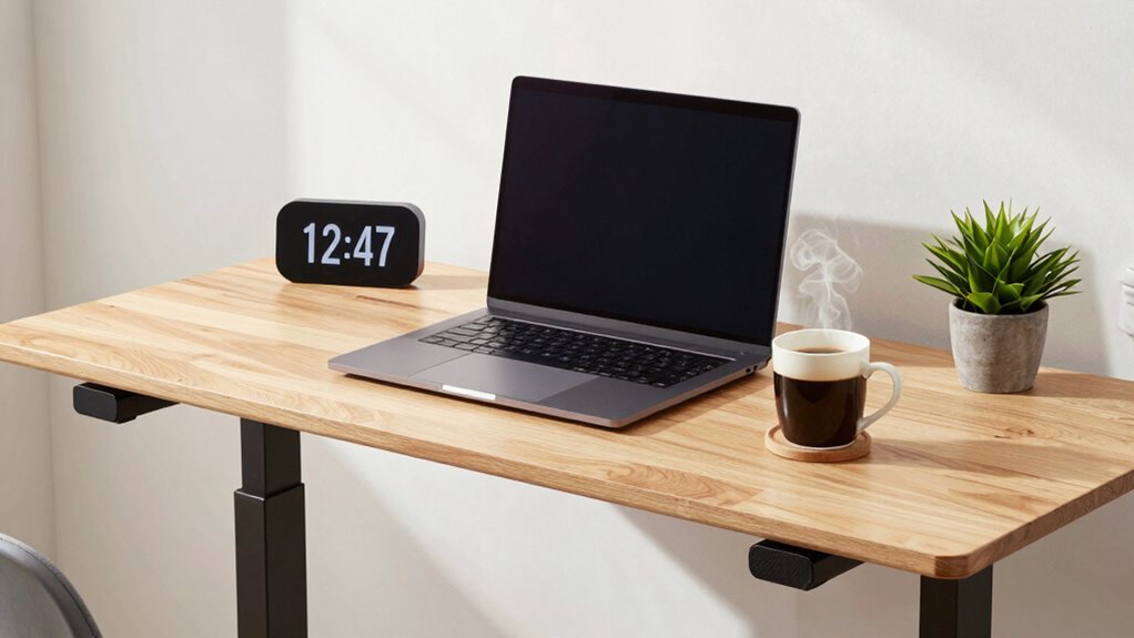 optimize standing desk habits