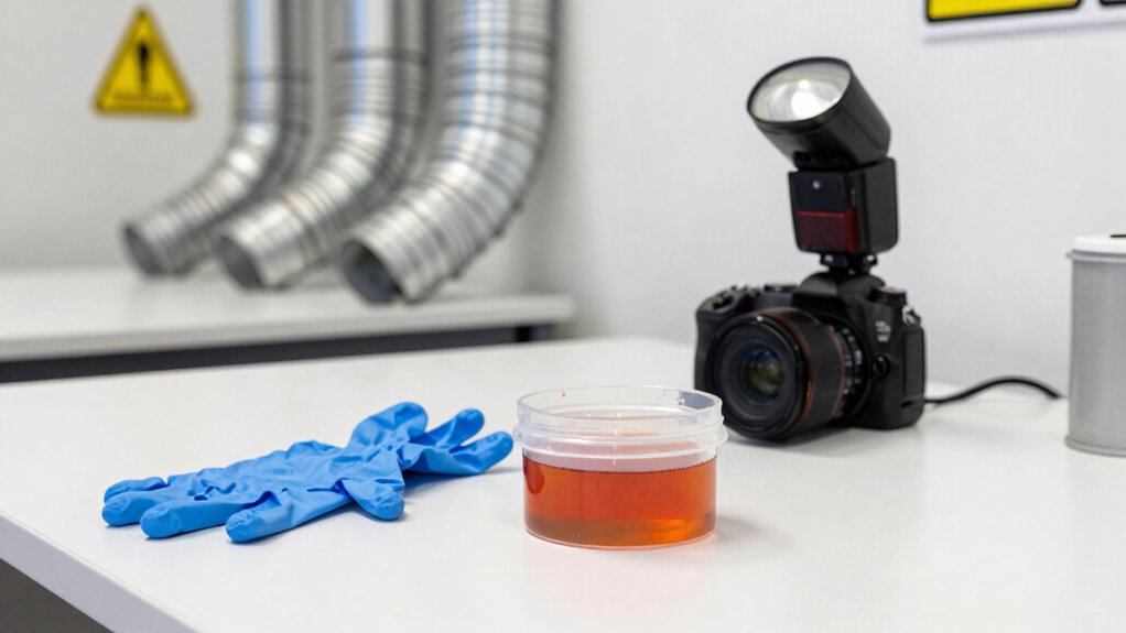 safe resin handling disposal