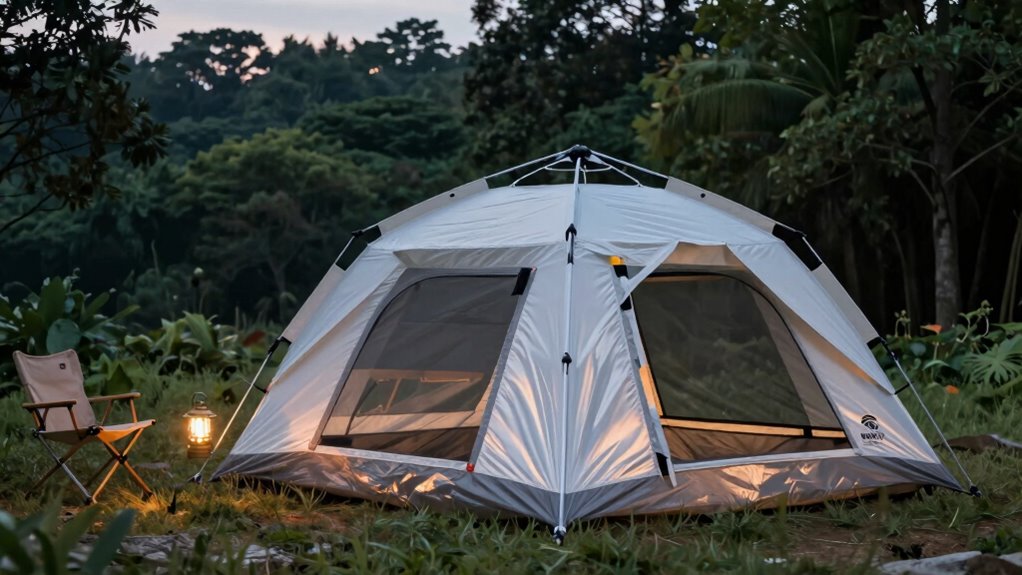 spacious weatherproof durable tent