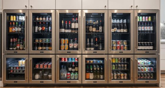 top built in beverage centers