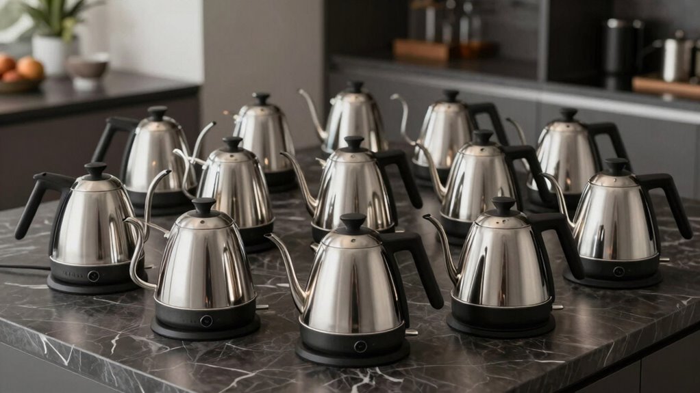 top electric gooseneck kettles