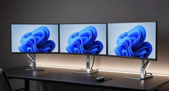 top triple monitor stands