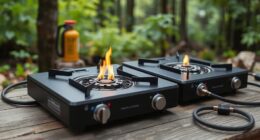 top two burner camping stoves