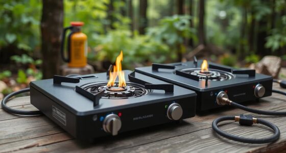 top two burner camping stoves