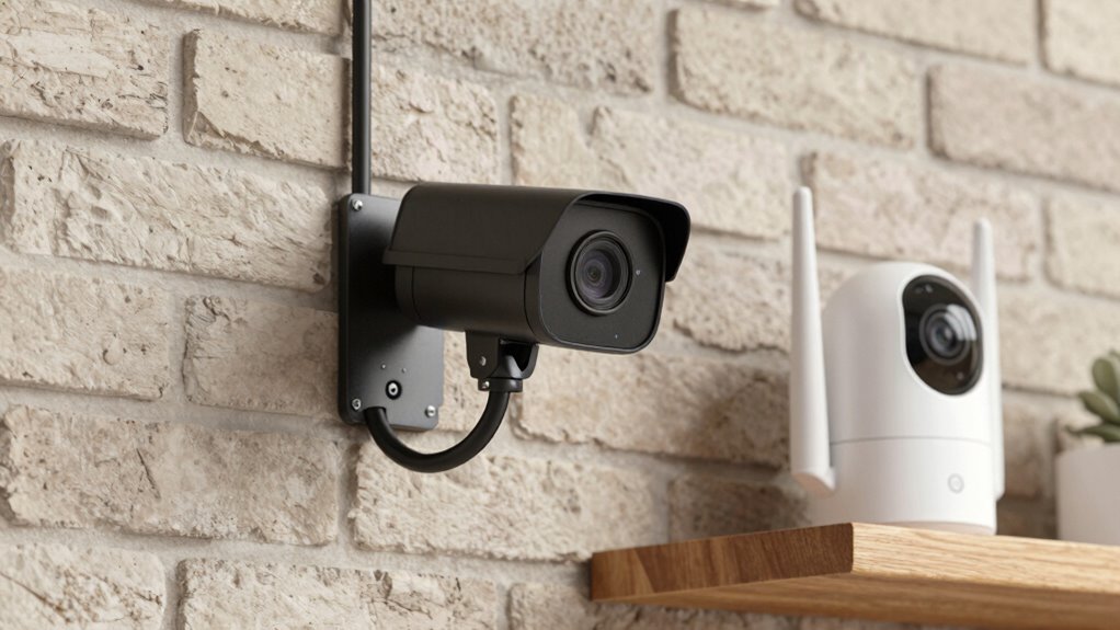 wired cameras offer stability