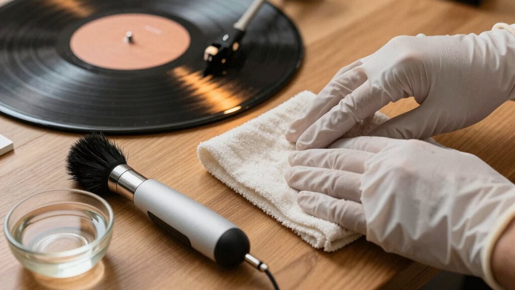 consistent vinyl record cleaning