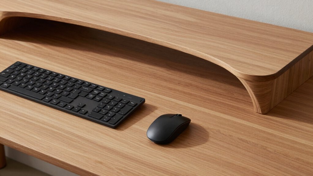 desk setup improves comfort