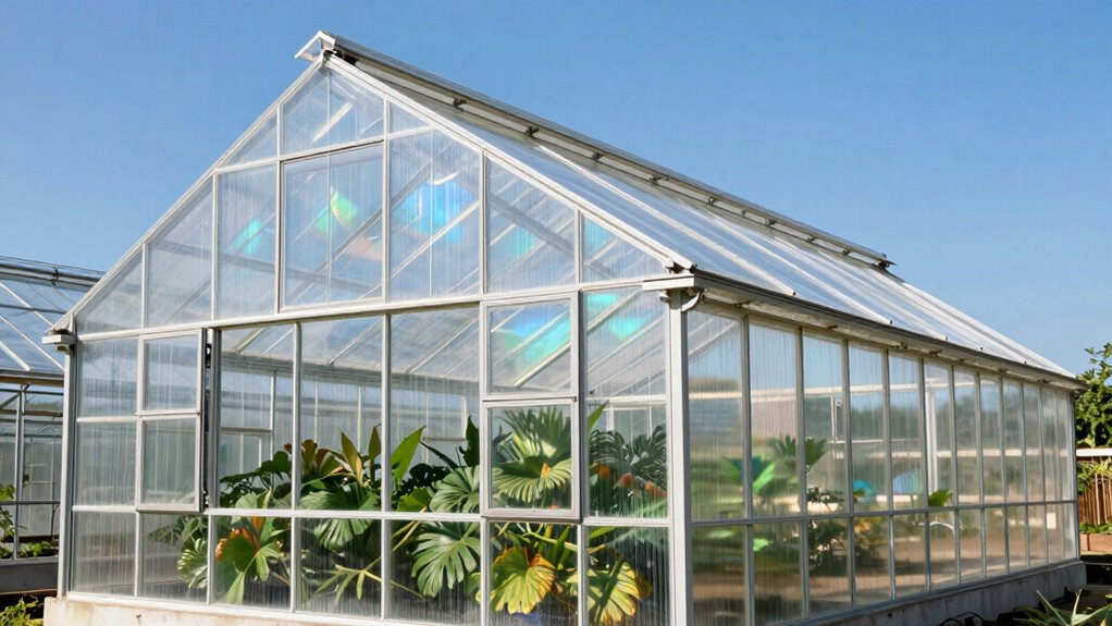 durable polycarbonate greenhouse heat
