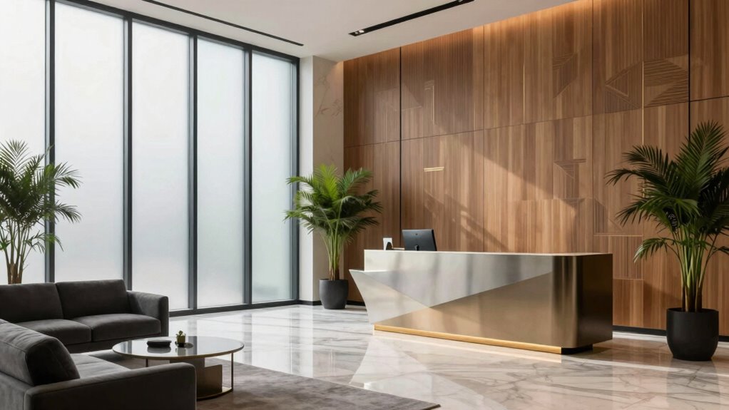 eco friendly modern lobby design