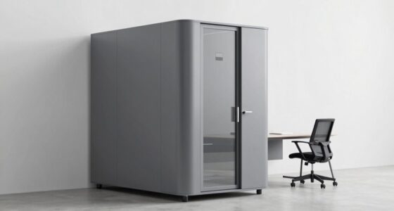 efficient office pod placement