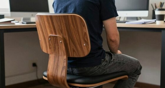 kneeling chairs reveal poor posture