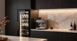 luxury kitchen beverage center