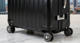 luxury luggage emphasizes friction control