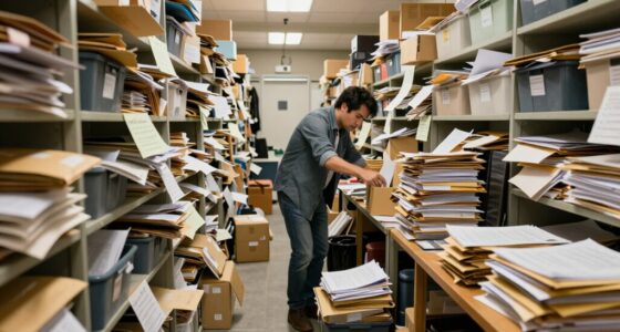 mailroom delays cause chaos