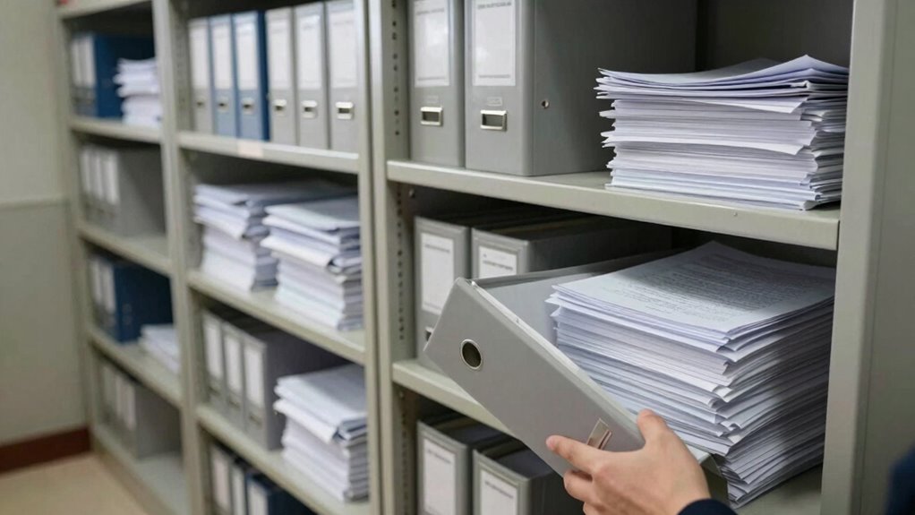 physical records ensure compliance