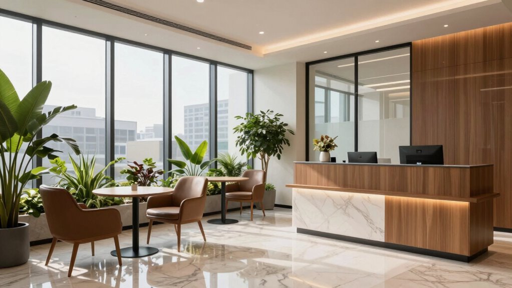premium well designed office environment