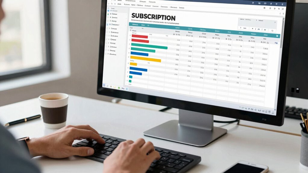 review and manage subscriptions