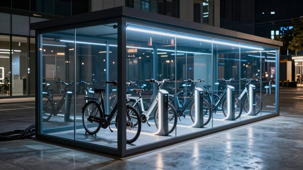 secure urban electric bike storage