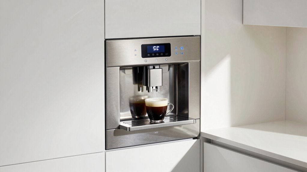 sleek integrated maintenance intensive coffee