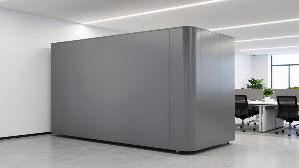 strategic soundproofed workspace placement