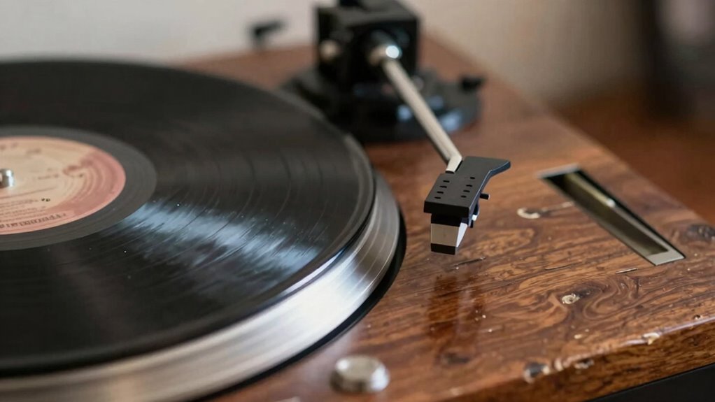 surface causes turntable vibration