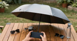 Autonomous Flying Umbrella Follows And Shields Users From Rain And Sunlight