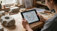 AI Techniques That Bring 'The Runestone Field' SVG Carving To Life
