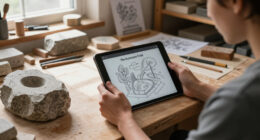 AI Techniques That Bring 'The Runestone Field' SVG Carving To Life